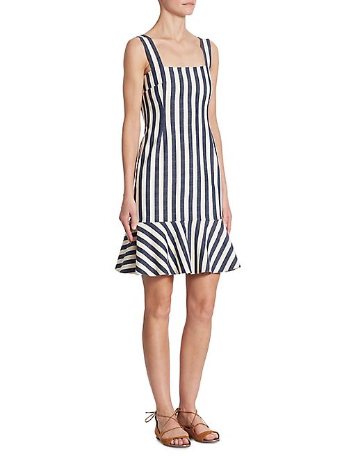 Akris punto - Striped Denim Dress