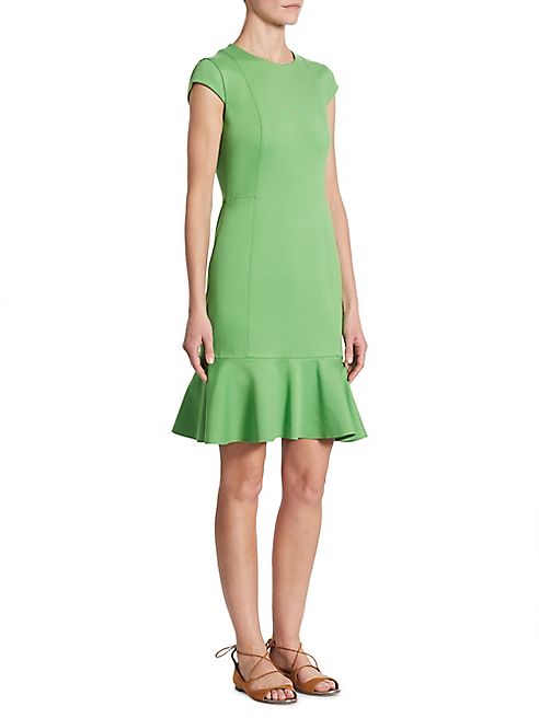 Akris punto - Flounce Sheath Dress