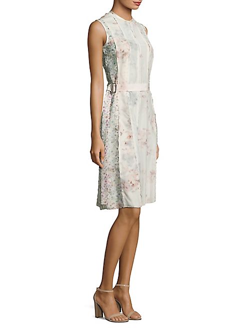 Calvin Klein Collection - Floral Silk Dress