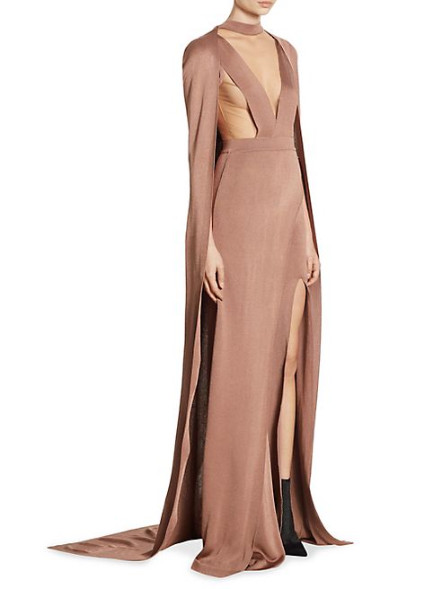 Balmain - All-In-One Cape Gown