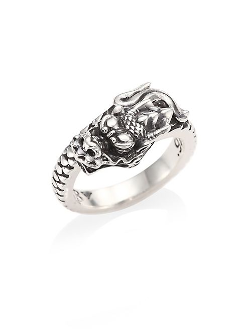 King Baby Studio - Sterling Silver Dragon Coil Ring