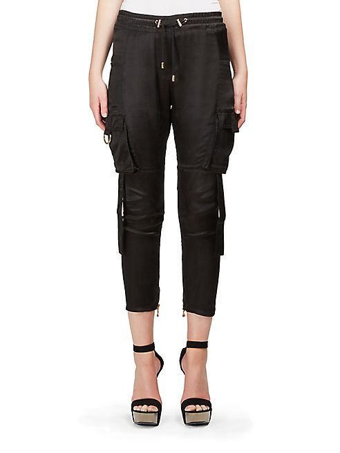 Balmain - Silk Cargo Pants