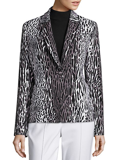 St. John - Leopard Printed Jacket