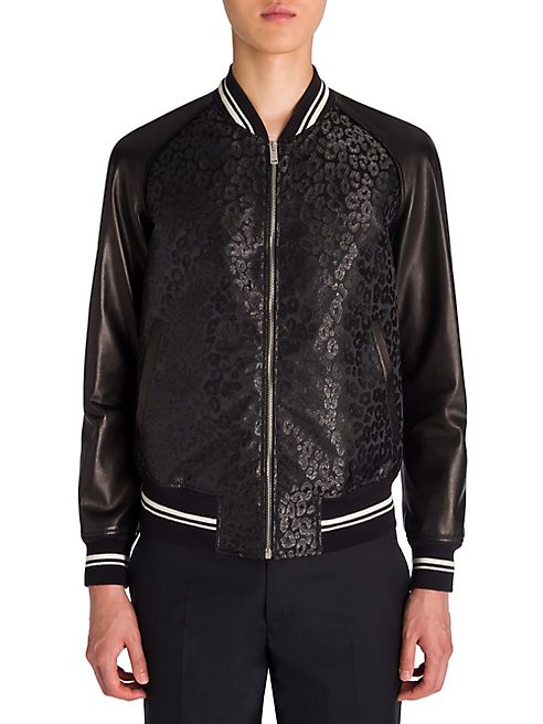 Alexander McQueen - Raglan Sleeve Leather Jacket