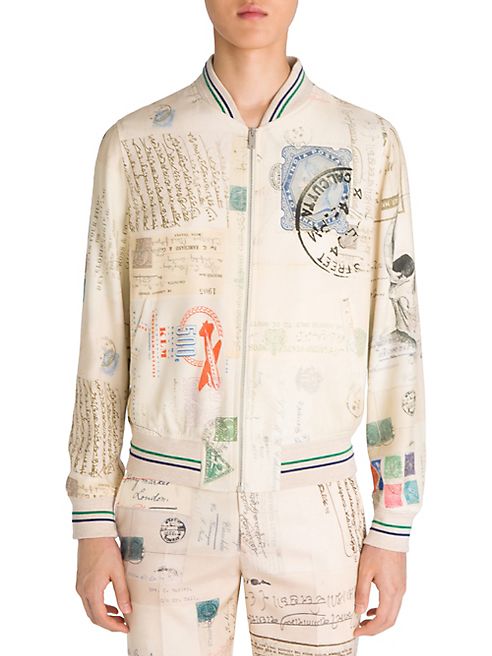 Alexander McQueen - Mix Travel Bomber Jacket