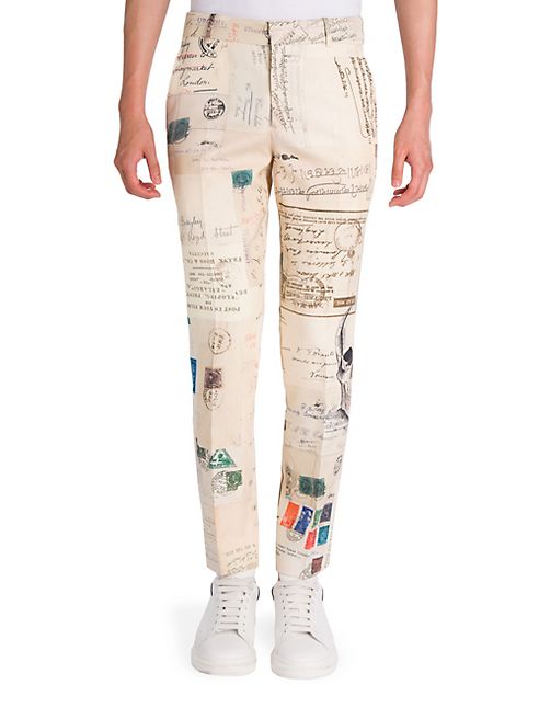 Alexander McQueen - Travel Printed Silk Pants