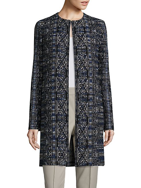 St. John - Long Wool-Blend Jacket