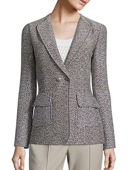 St. John - Metallic Tweed Jacket