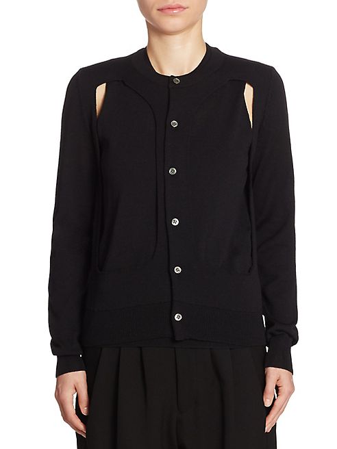 Comme des Garcons - Wool Cutout Cardigan