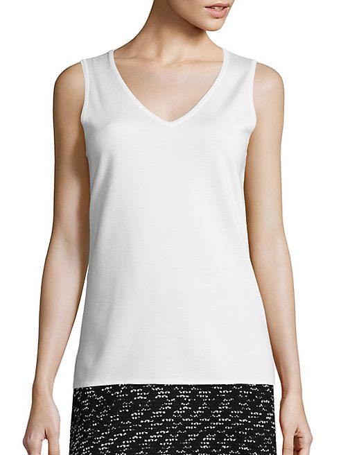 St. John - V-Neck Tank Top