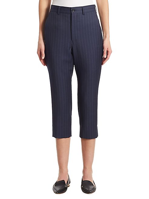 Comme des Garcons - Pinstriped Wool Trousers