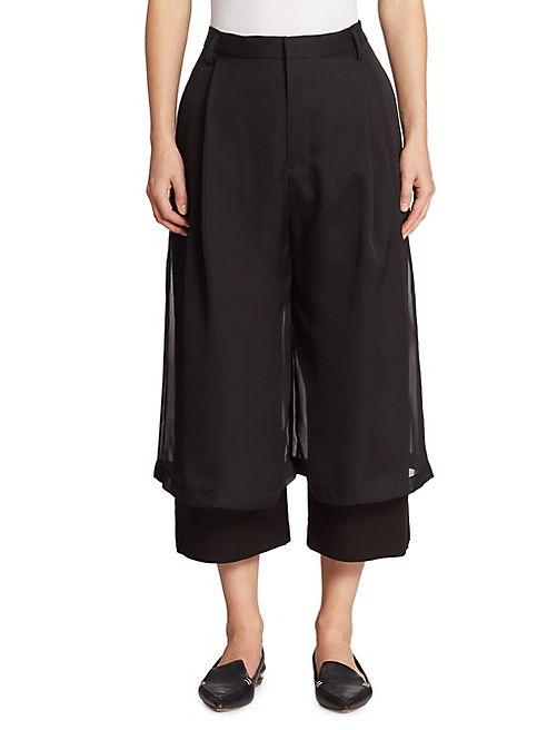 noir kei ninomiya - Georgette Overlay Pants