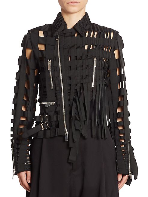 noir kei ninomiya - Destroyed Moto Jacket