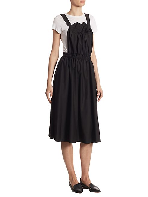 noir kei ninomiya - Gathered Apron Dress