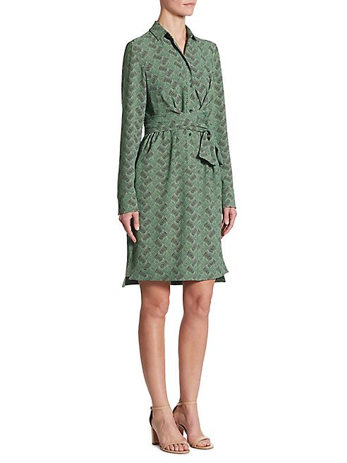 Akris punto - Las Rocas-Print Shirtdress