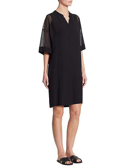 Akris punto - Mesh Sleeve Tunic Dress