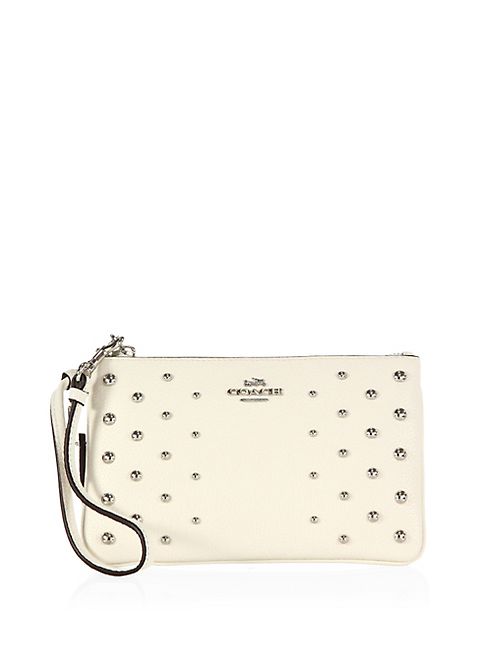 COACH - Ombré Rivets Small Leather Wristlet