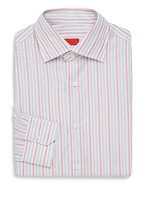 ISAIA - Regular-Fit Striped Dress Shirt