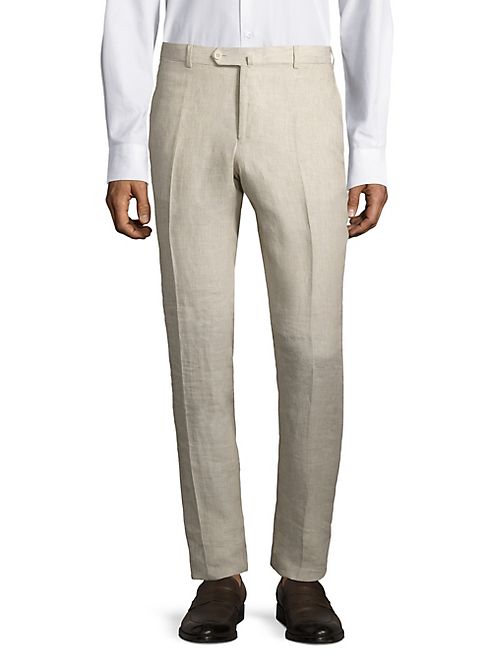 ISAIA - Regular?Fit Linen Pants