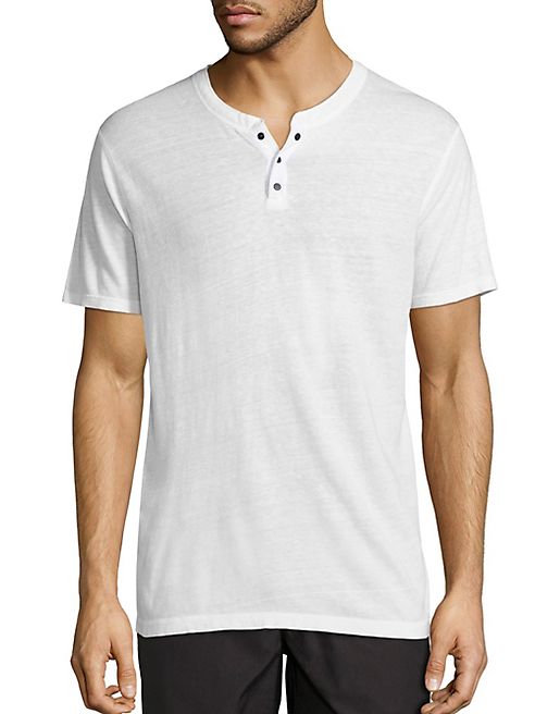 Splendid Mills - Short Sleeve Cotton Henley