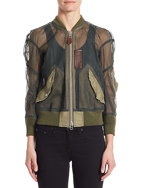 Junya Watanabe - Tulle Bomber Jacket