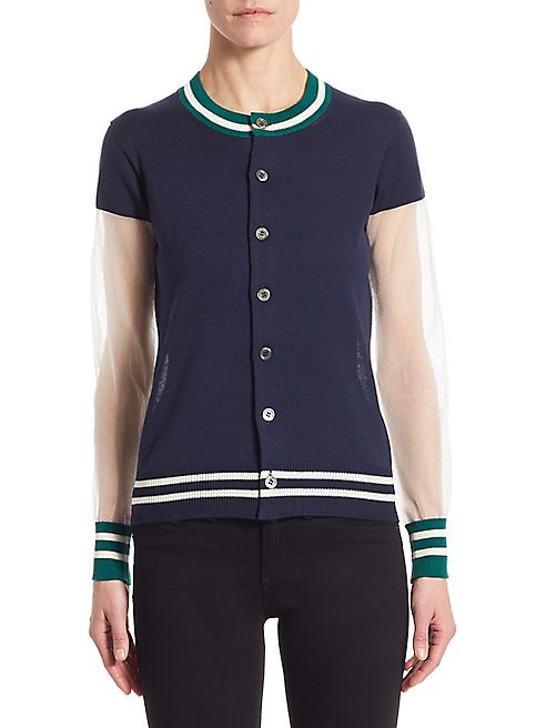 Junya Watanabe - Striped Knit Cardigan