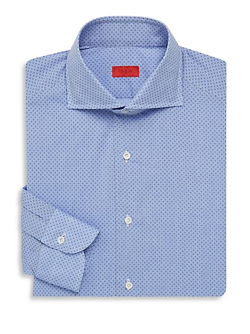 ISAIA - Regular-Fit Fancy-Print Dress Shirt