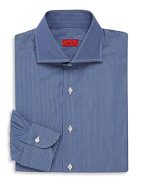 ISAIA - Regular-Fit Striped Dress Shirt