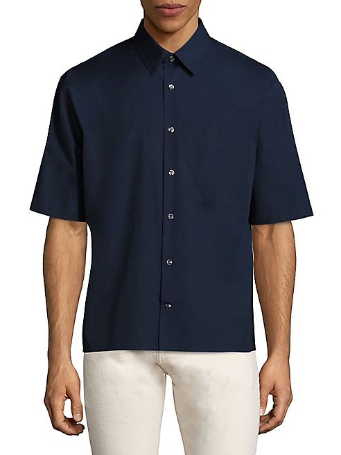 Vince - Short Sleeve Boxy-Fit Shirt