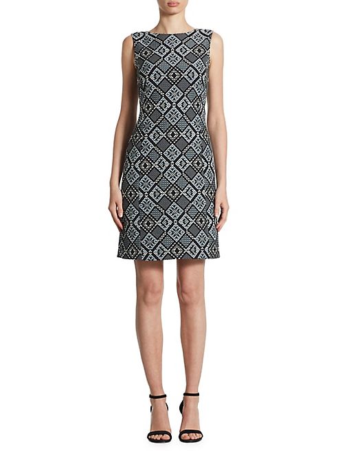 Akris punto - Diamond Jacquard Shift Dress