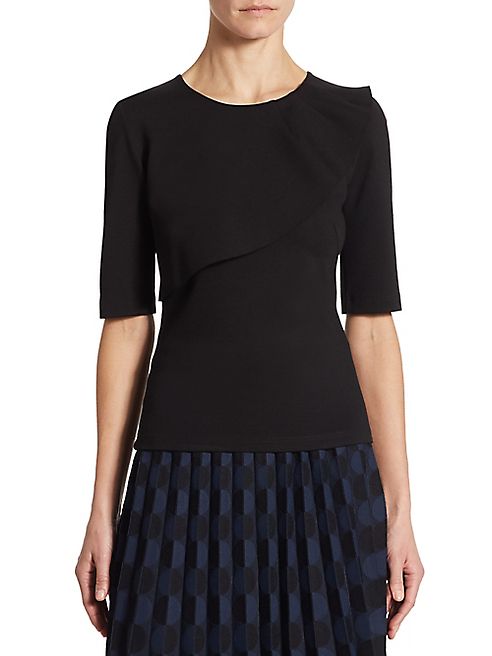 Akris punto - Jersey Ruffle Top