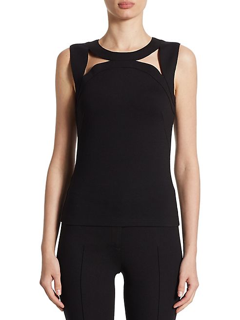 Akris punto - Sleeveless Cutout Top