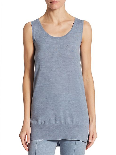 Akris punto - Long Wool Knit Tank