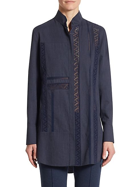 Akris punto - Lace Tunic Blouse