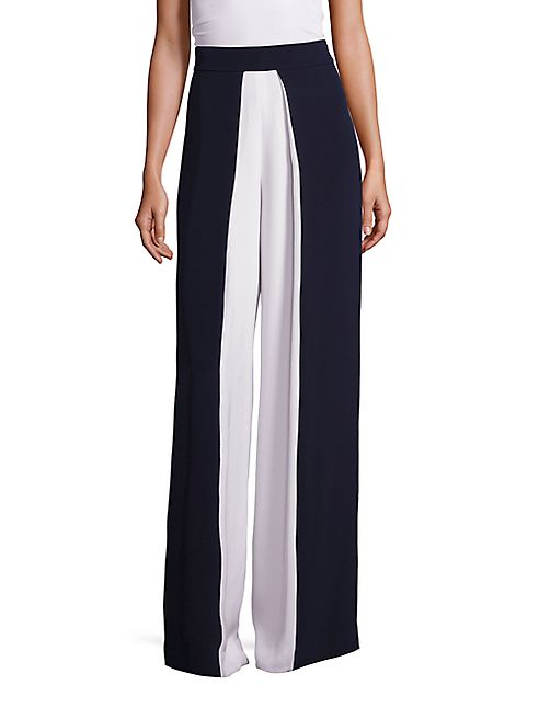 Cushnie et Ochs - Colorblock Silk Pants