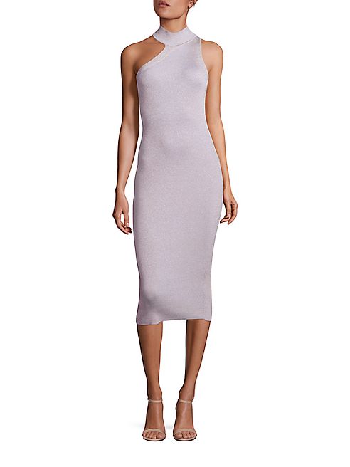 Cushnie et Ochs - One Shoulder Metallic Dress