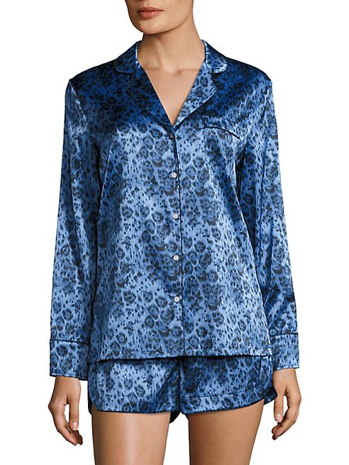 Stella McCartney - Poppy Snoozing Silk-Blend Short Pajamas