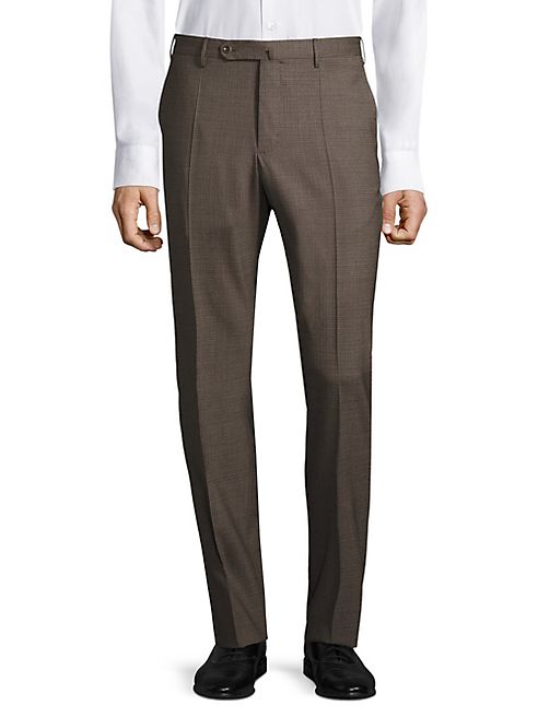 Incotex - Textured Regular-Fit Trousers