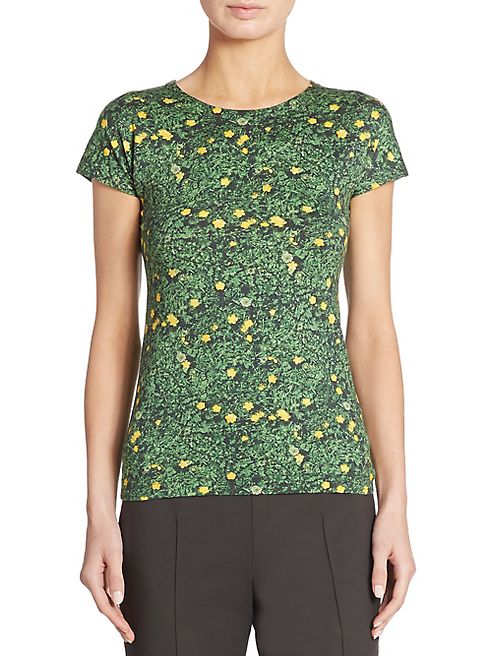 Akris - Buttercup-Print Cotton Tee