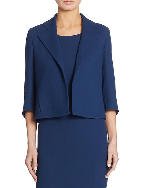 Akris - Kathleen Wool Crepe Jacket