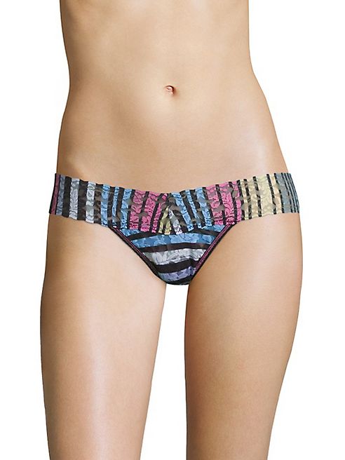 Hanky Panky - Pastel-Stripe Low-Rise Thong