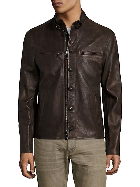 John Varvatos - Tanned Leather Jacket