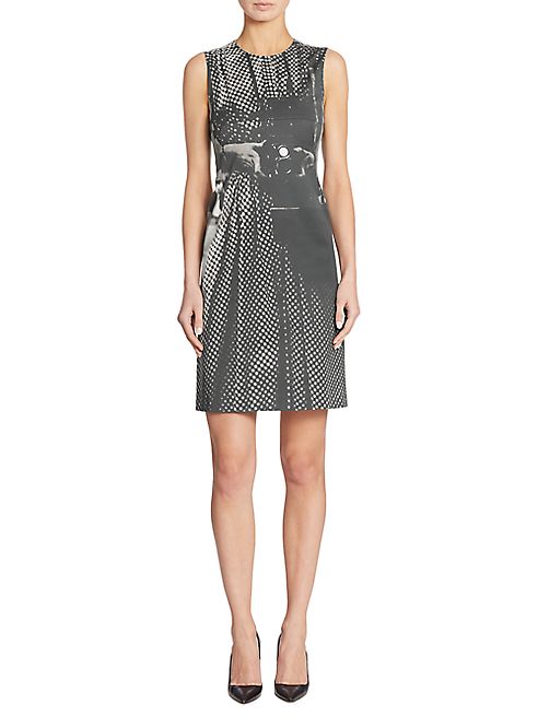 Akris - Camera-Print Sheath Dress