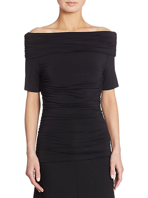 Akris - Ruched Off-The-Shoulder Top