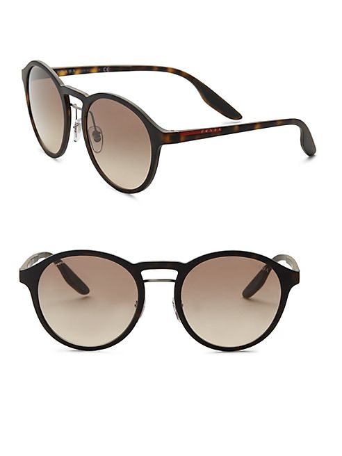 Prada Sport - 53MM Linea Rossa Square Wrap Sunglasses