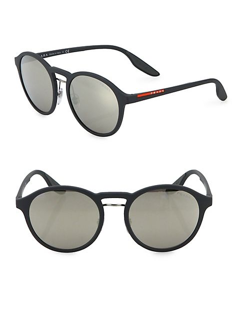 Prada Sport - 53MM Signature Logo Phantos Sunglasses