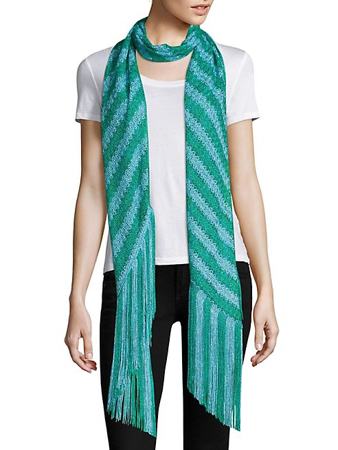 Missoni - Fringed Colorblock Scarf