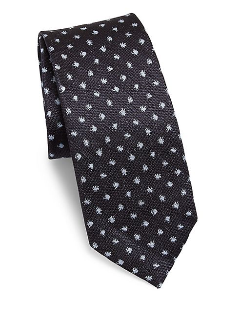 Z Zegna - Printed Silk Tie