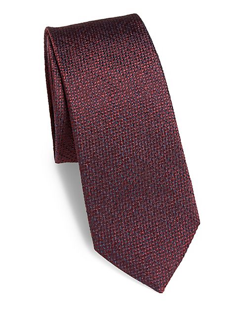 Z Zegna - Textured Silk Tie