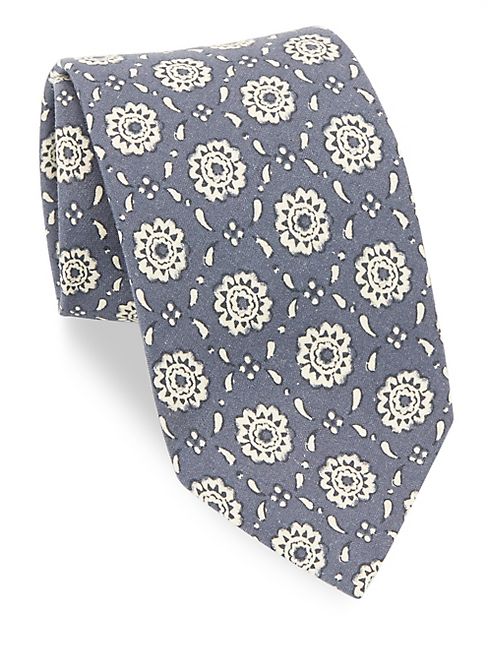 Eidos - Textured Floral Tie